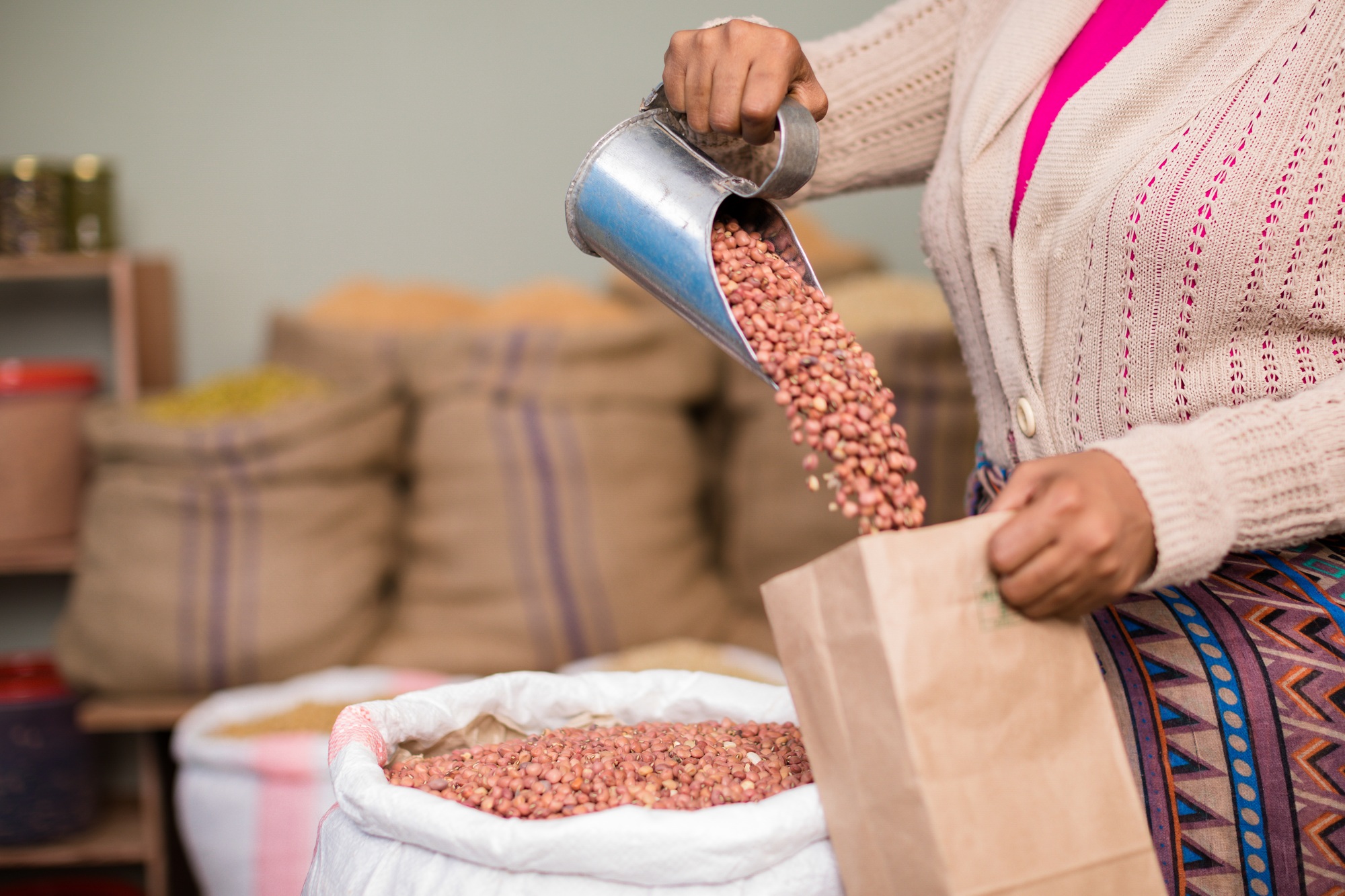 Inicio 1 Beans Cereals Food Dry Packaged Parked Kenya East Africa Display